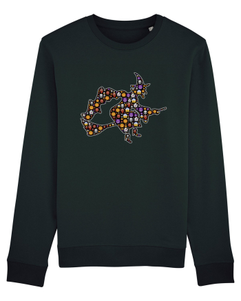 Emoji Halloween Witch Black