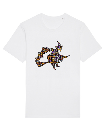 Emoji Halloween Witch White