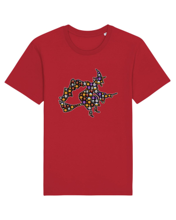 Emoji Halloween Witch Red