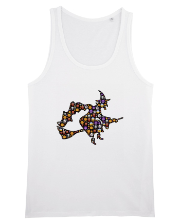 Emoji Halloween Witch White