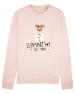 Lama with no Drama Bluză mânecă lungă Unisex Rise