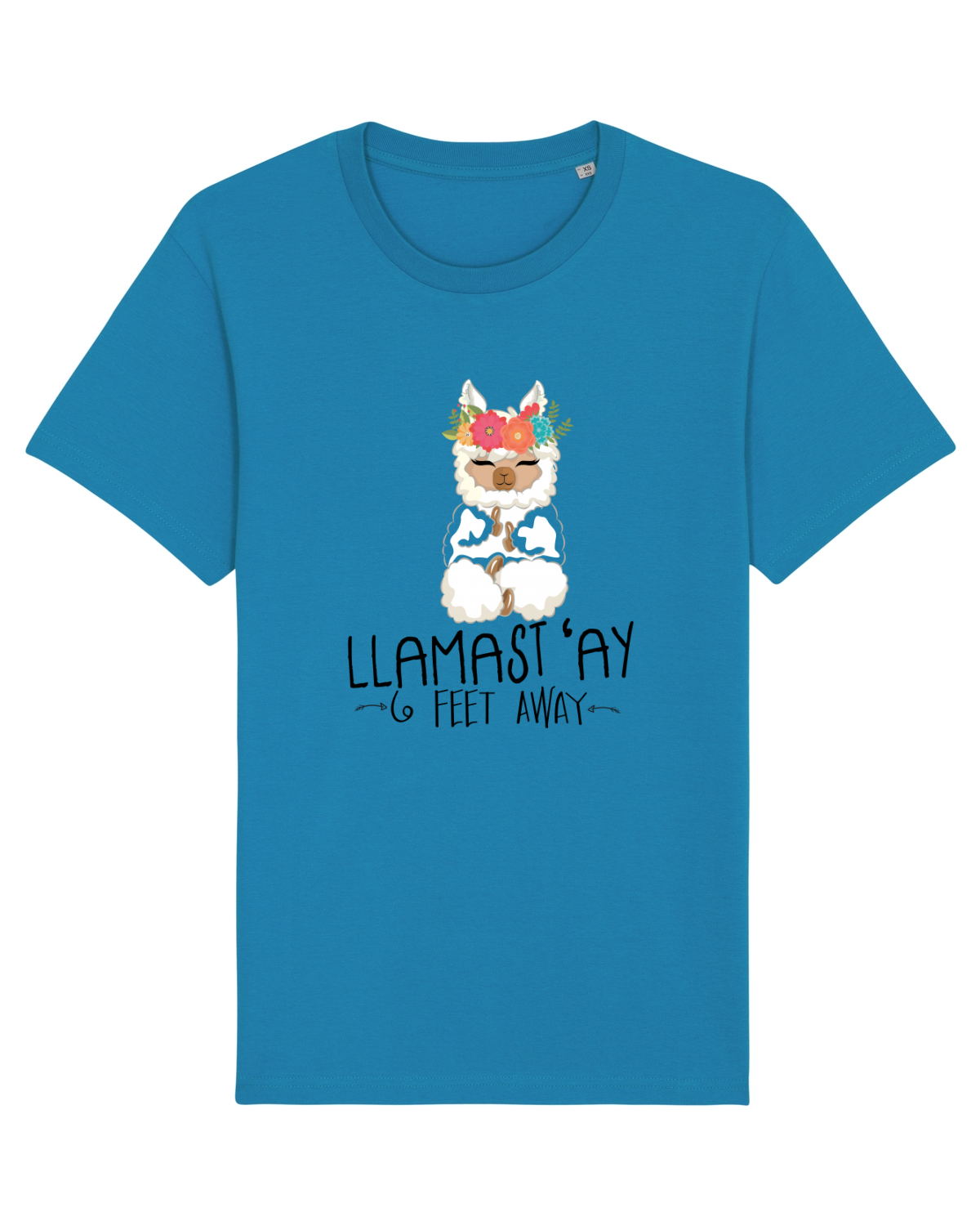 Tricou mânecă scurtă Unisex Rocker Azur