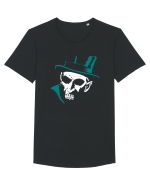 Ghost Horror Gentleman Tricou mânecă scurtă guler larg Bărbat Skater