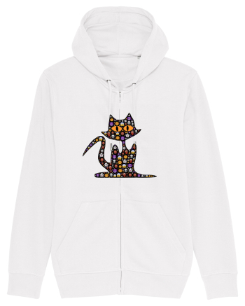 Halloween Emoji Funny Cat White