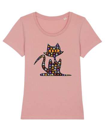 Halloween Emoji Funny Cat Canyon Pink