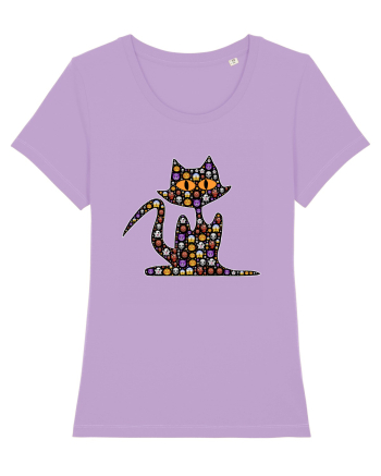 Halloween Emoji Funny Cat Lavender Dawn