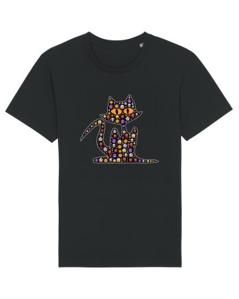 Halloween Emoji Funny Cat Black