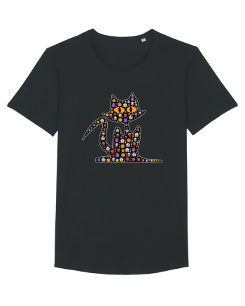 Halloween Emoji Funny Cat Black