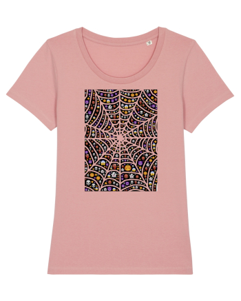 Halloween Emoji Spiderweb Canyon Pink