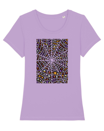 Halloween Emoji Spiderweb Lavender Dawn