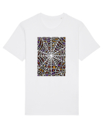 Halloween Emoji Spiderweb Tricou mânecă scurtă Unisex Rocker