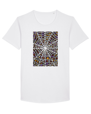 Halloween Emoji Spiderweb White