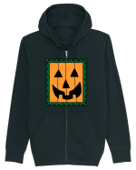 Halloween Stamp Face Hanorac cu fermoar Unisex Connector