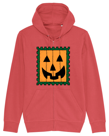 Halloween Stamp Face Carmine Red