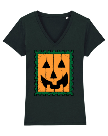 Halloween Stamp Face Black