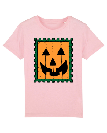 Halloween Stamp Face Cotton Pink