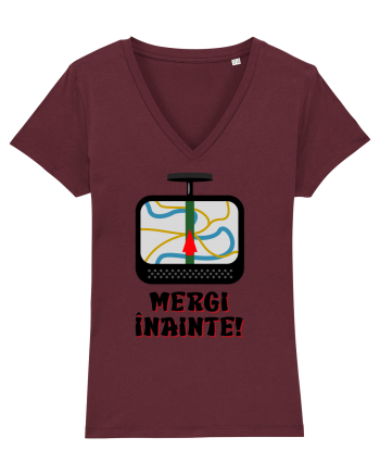 MERGI INAINTE! Burgundy