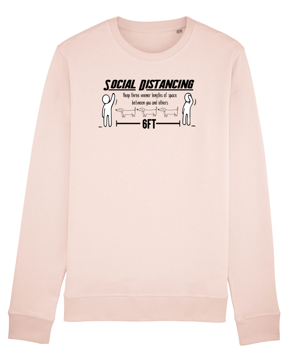 Bluză mânecă lungă Unisex Rise Candy Pink
