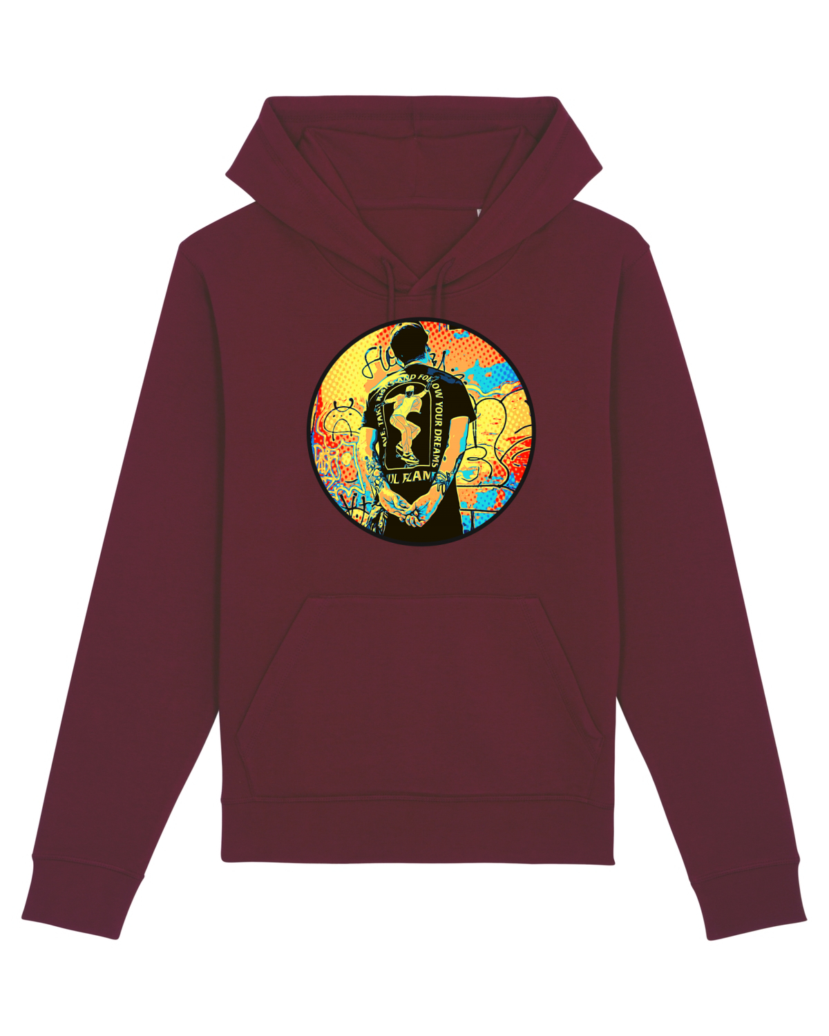 Hanorac Unisex Drummer Burgundy
