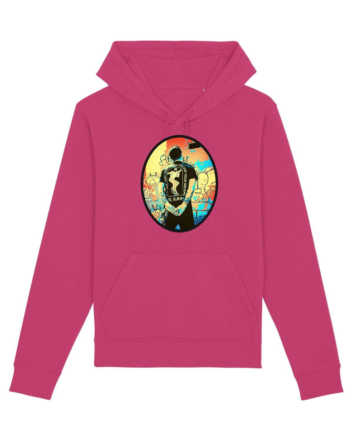 Hanorac Unisex Drummer Raspberry