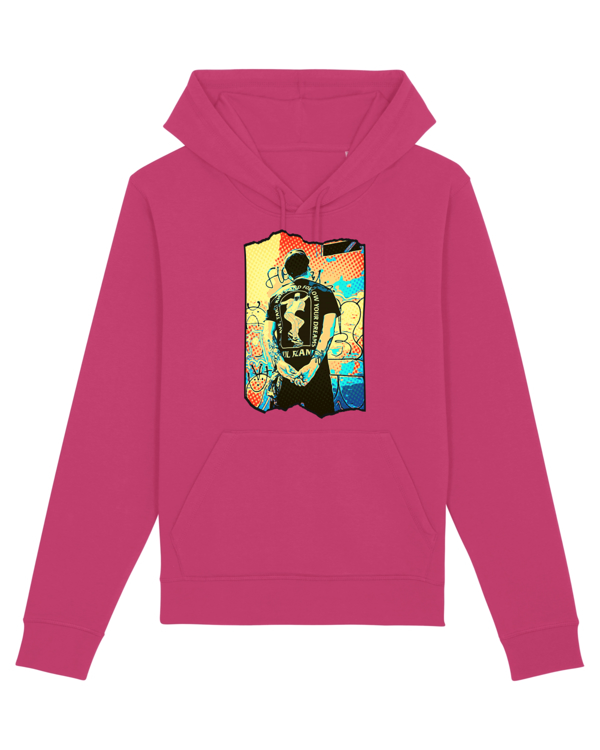 Hanorac Unisex Drummer Raspberry
