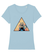Hood Boy Tricou mânecă scurtă guler larg fitted Damă Expresser