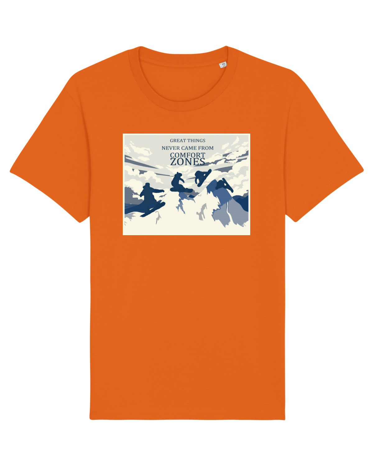 Tricou mânecă scurtă Unisex Rocker Bright Orange