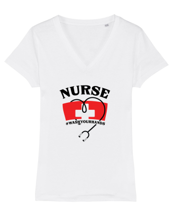 Nurse Wash your hands White