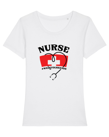 Nurse Wash your hands White