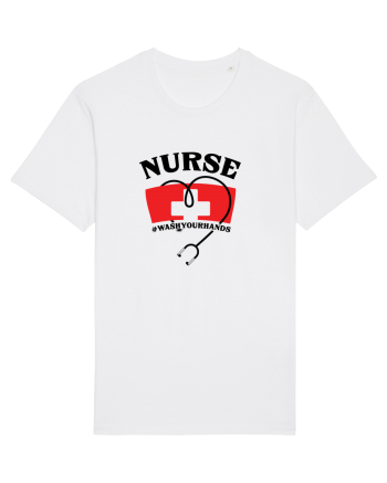 Nurse Wash your hands White