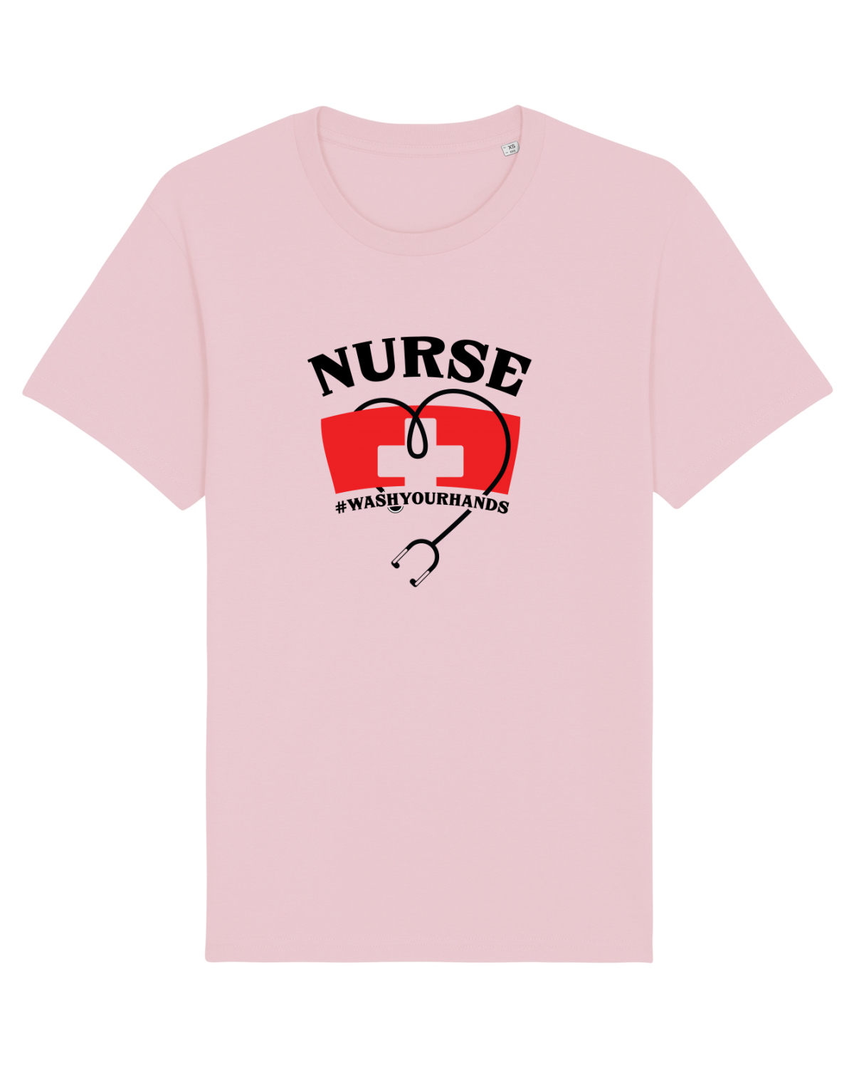 Tricou mânecă scurtă Unisex Rocker Cotton Pink
