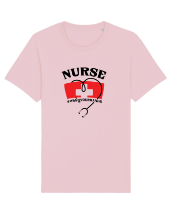 Nurse Wash your hands Cotton Pink