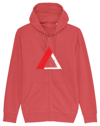 Triagle logo Carmine Red