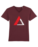 Triagle logo Tricou mânecă scurtă guler V Bărbat Presenter