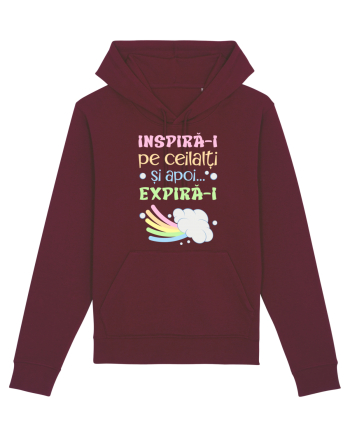 Inspira-i pe ceilalti Burgundy