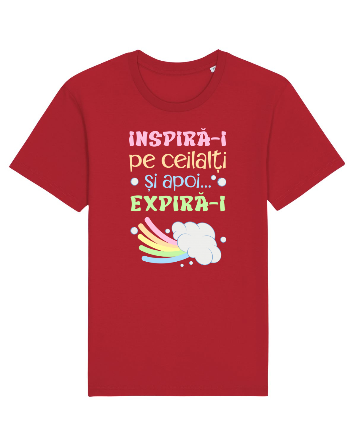 Tricou mânecă scurtă Unisex Rocker Red