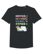 Inspira-i pe ceilalti Tricou mânecă scurtă guler larg Bărbat Skater