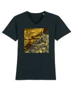 Trendster Tricou mânecă scurtă guler V Bărbat Presenter