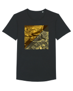 Trendster Tricou mânecă scurtă guler larg Bărbat Skater