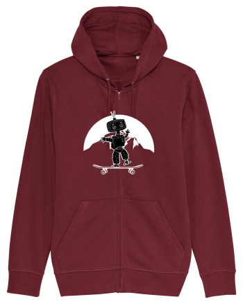 Robot Skater Burgundy
