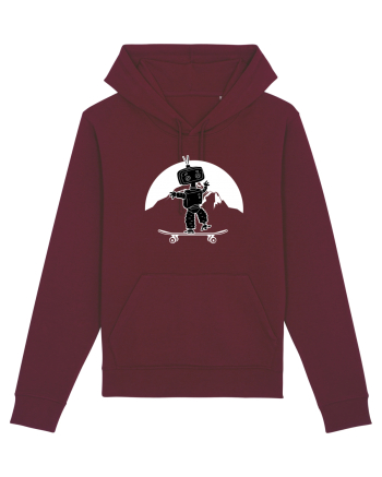 Robot Skater Burgundy