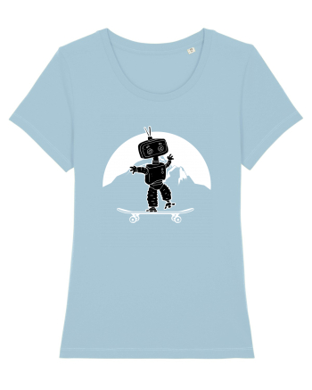 Robot Skater Sky Blue