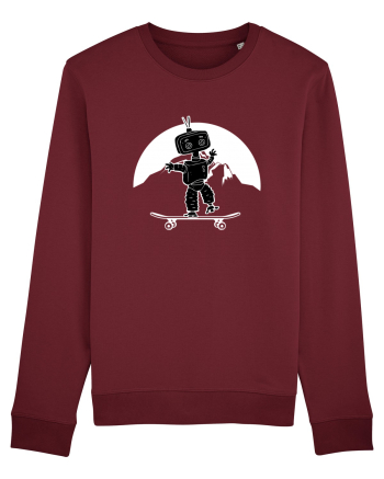 Robot Skater Burgundy