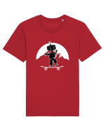 Robot Skater Tricou mânecă scurtă Unisex Rocker