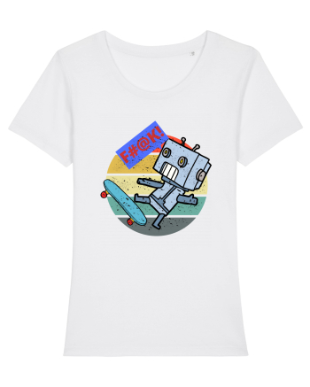 Robot Skater White