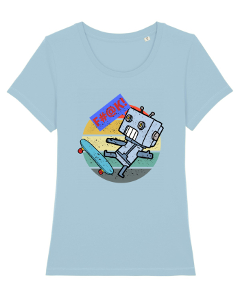Robot Skater Sky Blue