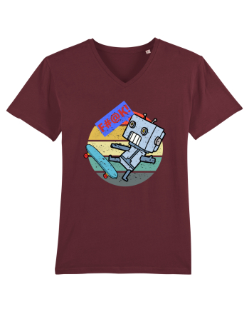 Robot Skater Burgundy
