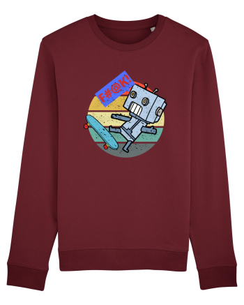 Robot Skater Burgundy