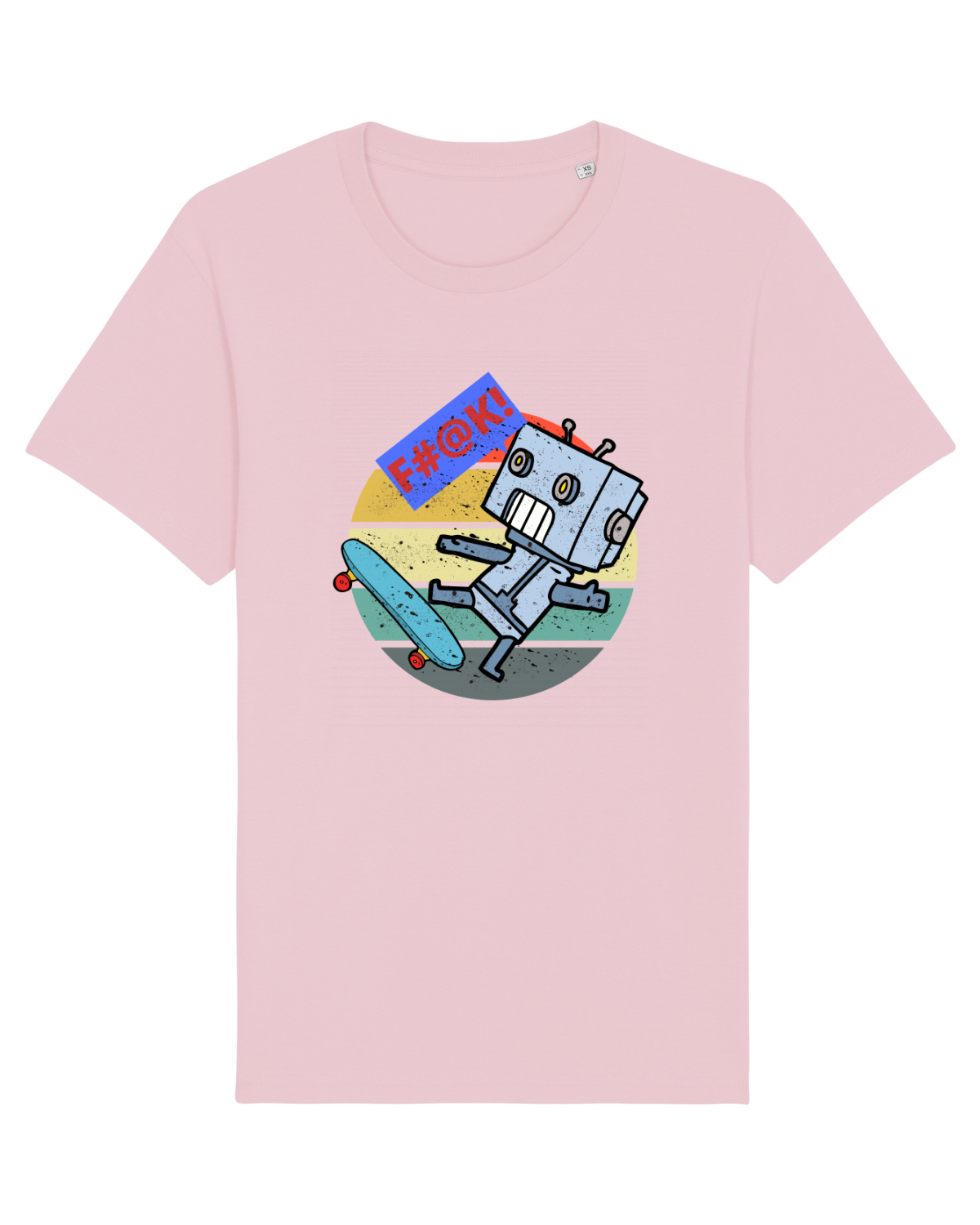Tricou mânecă scurtă Unisex Rocker Cotton Pink