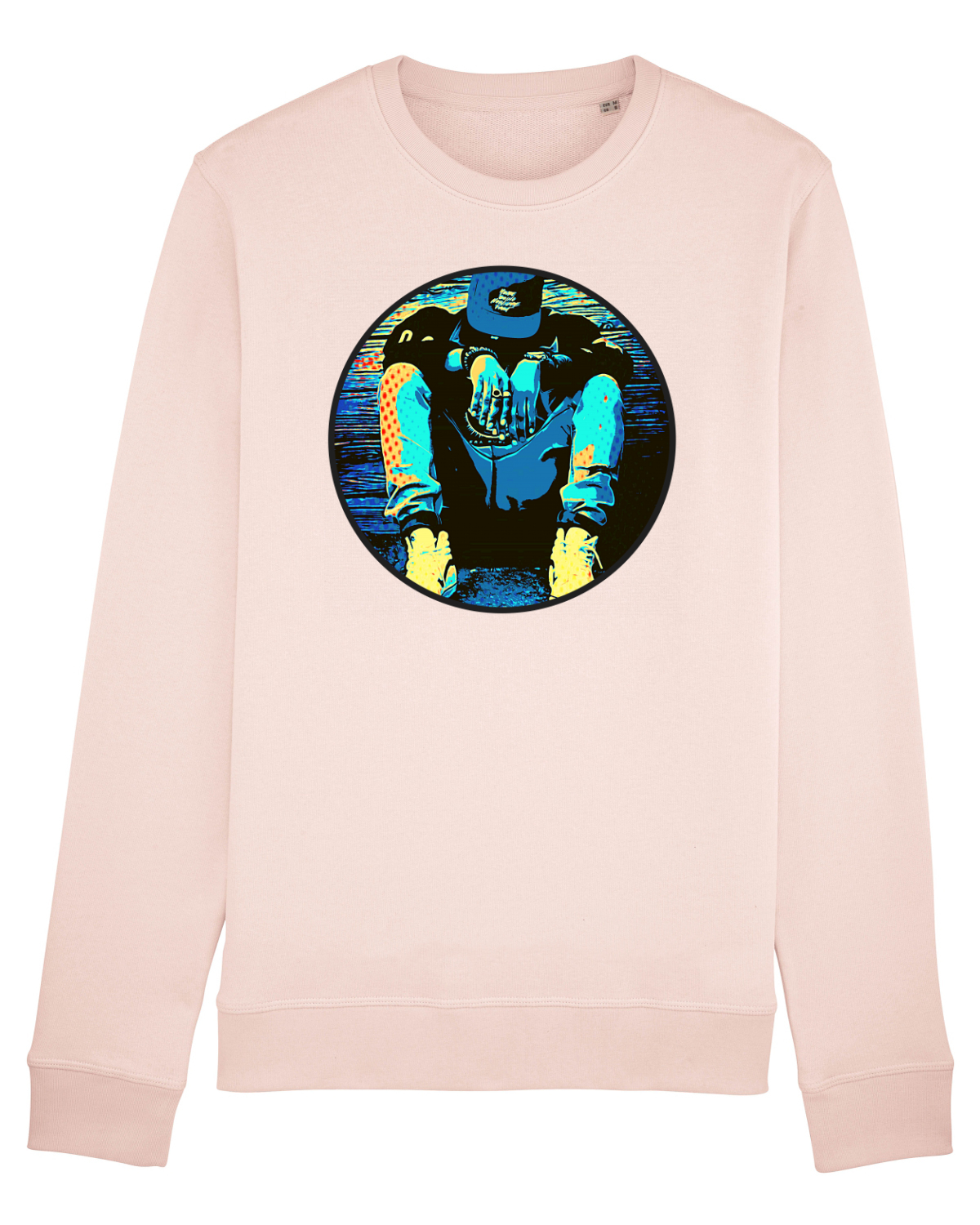 Bluză mânecă lungă Unisex Rise Candy Pink